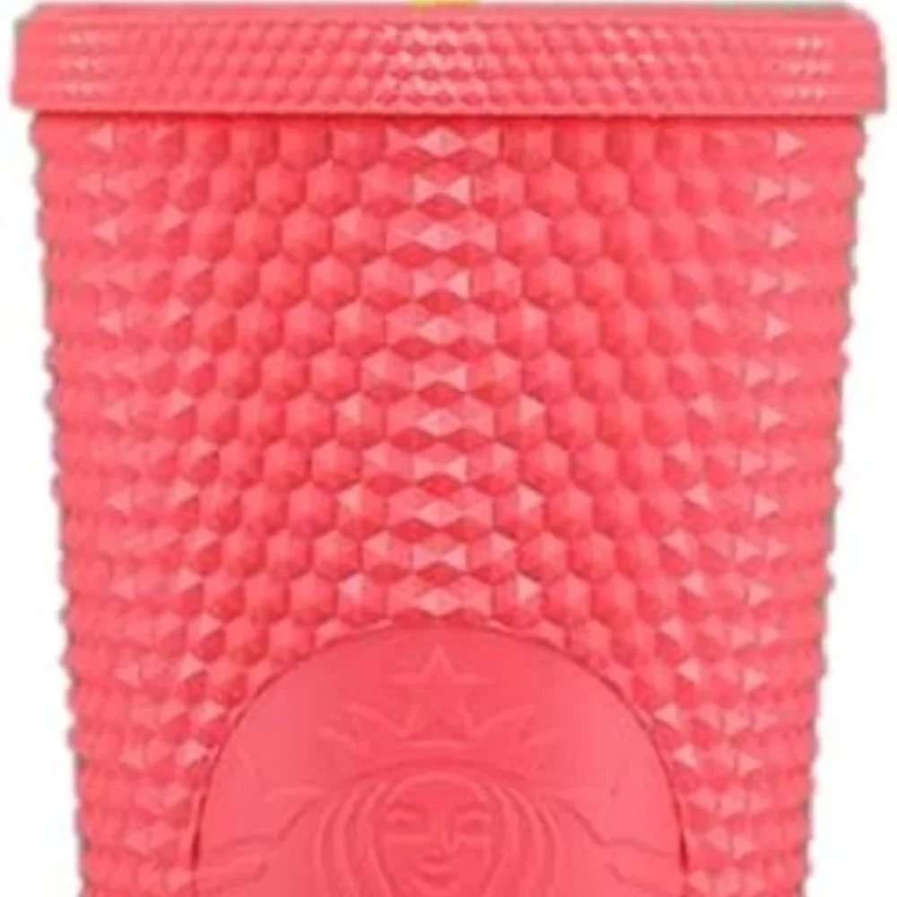 *NEW* Starbucks Dragonfruit Studded Bling Tumbler 24 oz. NWT Summer 2022